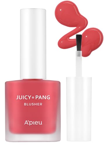 A'PIEU JUICY-PANG WATER BLUSHER (RD01 - Popping Cherry) - Rubor líquido coreano para mejillas K maquillaje de belleza